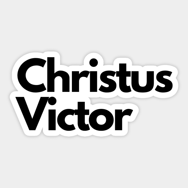 Christus Victor Sticker by bfjbfj